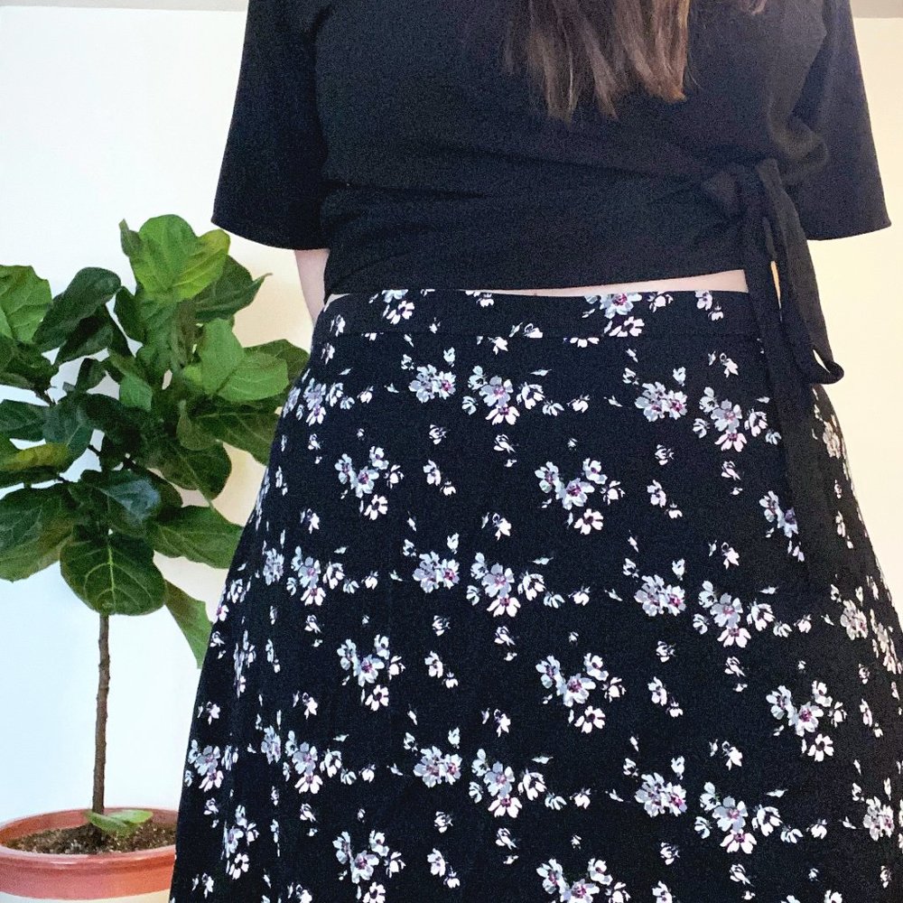 Floral Print Skirt by GAP Size 20